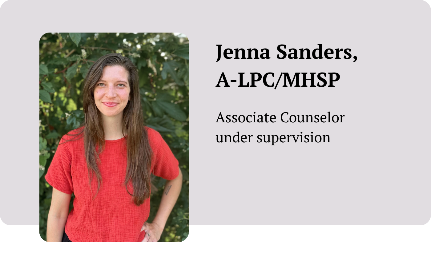 Headshot of Summer Sandu with text that says, Student Intern, Clinical Intern.